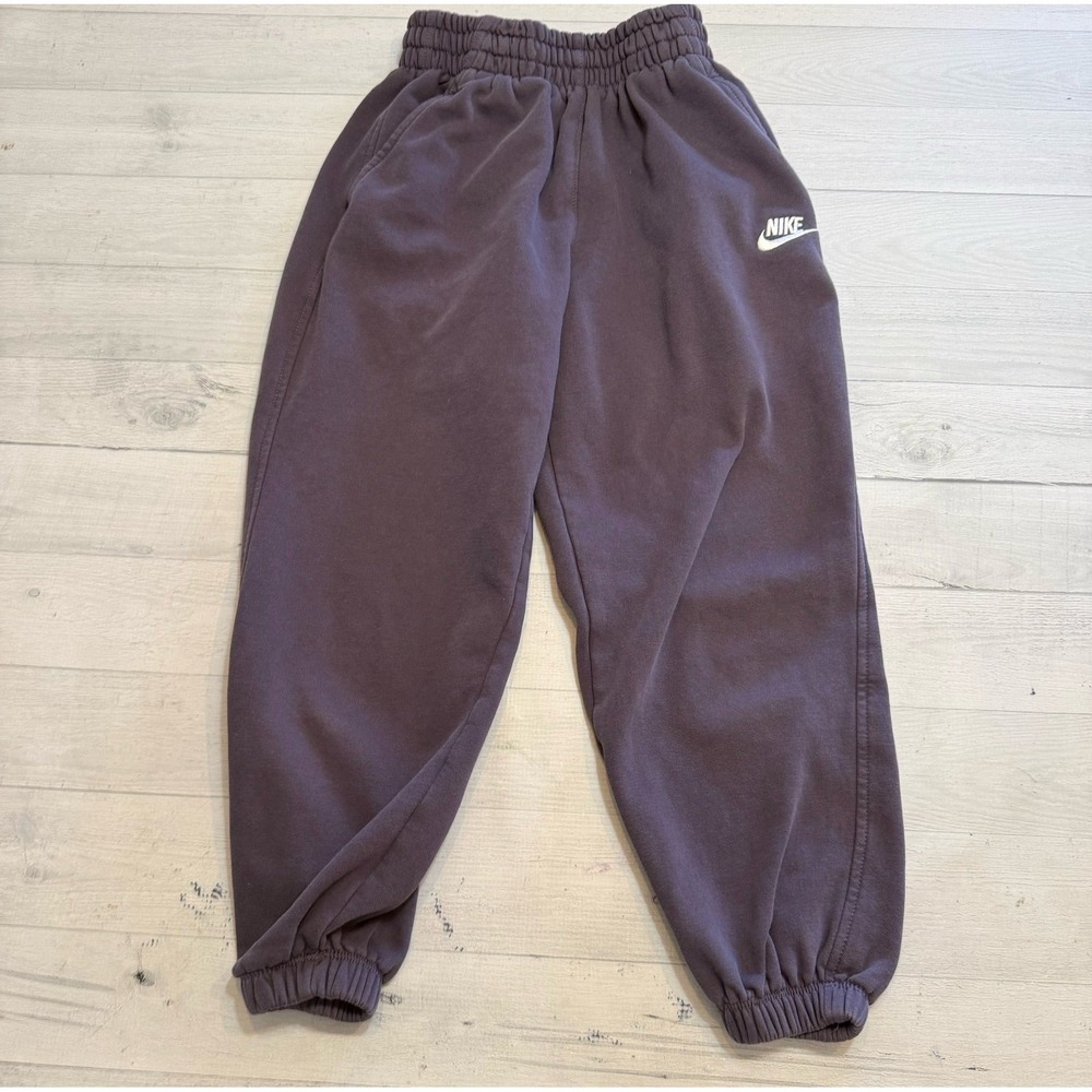 Nike kids jogger sweatpantsโ purple youth small